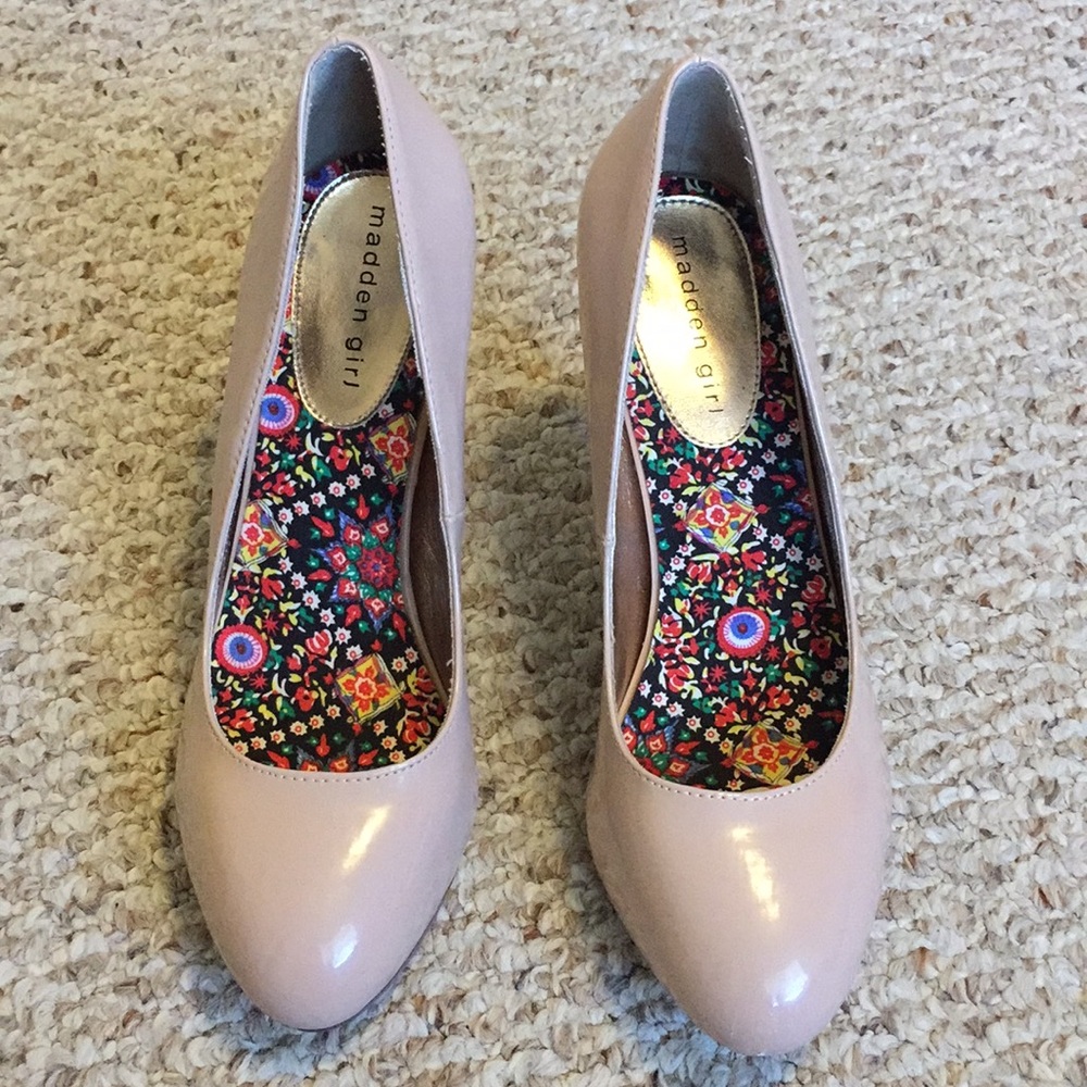 Madden Girl Nude Propose Dress Pump
